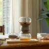 Infúziós teáskanna CALM TEA 500ml, barna, üveg, Lékué