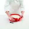 Szilikon tortaforma 23 cm, piros, Lékué