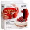 Szilikon tortaforma 23 cm, piros, Lékué