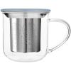 Tea csésze MINIMA EVA 400 ml, szűrővel és kék fedéllel, Viva Scandinavia