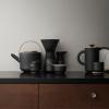 Poháralátét nélküli THEO 200 ml bögre, fekete, Stelton