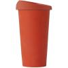 Bögre fedéllel ANYTIME EMMA 450 ml, narancssárga, porcelán, Viva Scandinavia