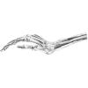 Figura WUNDERKAMMER SKELETON HAND 24 cm, ezüst, alumínium, Seletti 