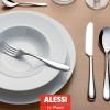 Evőeszközkészlet NUOVO MILANO, 24 db szett, üreges nyéllel, ezüst, Alessi