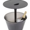 Oldalasztal PICK-UP 49 cm, fekete, Alessi