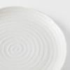 Lapostányér WHITE SPIRAL MIJ 29,5 cm, fehér