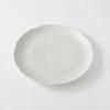 Lapostányér WHITE SPIRAL MIJ 29,5 cm, fehér