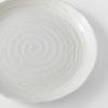 Lapostányér WHITE SPIRAL MIJ 24,5 cm, fehér