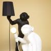Asztali lámpa STANDING MONKEY 54 cm, fekete, Seletti