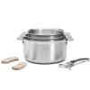 Pot ALCHIMY LOQY 20 cm, ezüst, rozsdamentes acél, de Buyer