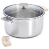 Pot ALCHIMY LOQY 20 cm, ezüst, rozsdamentes acél, de Buyer
