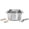 Pot ALCHIMY LOQY 18 cm, ezüst, rozsdamentes acél, de Buyer