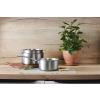 Pot ALCHIMY LOQY 18 cm, ezüst, rozsdamentes acél, de Buyer