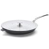 Univerzális serpenyő fedél 26-28 cm, rozsdamentes acél, de Buyer