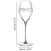 VELOCE rózsás borospohár, 2 db szett, 347 ml, Riedel