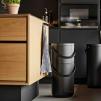 Bio hulladékgyűjtő CIRCULAR 35 l, fekete, műanyag, Zone Denmark