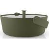 GREEN TOOL mikrohullámú párolóedény 2 l, zöld, üveg/műanyag, Eva Trio