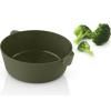 GREEN TOOL mikrohullámú párolóedény 2 l, zöld, üveg/műanyag, Eva Trio