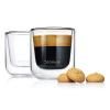 Espresso pohár NERO, 2 db szett, 80 ml, duplafalú, Blomus