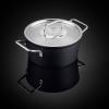 Lábas ADAMANT 20 cm, 2,7 l, Üveg fedél, tapadásmentes felület, Fissler