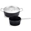 ADAMANT Edénykészlet, üveg fedél, 2 db szett, tapadásmentes felület, Fissler