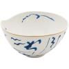 Étkező tál DIESEL CLASSICS ON ACID KOI 18 cm, fehér/kék, porcelán, Seletti