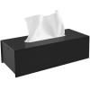 Zsebkendős doboz PURO 25 cm, fekete, rozsdamentes acél, Zack