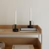 Vacsora gyertyatartó IDA 10 cm, fekete, vas, Stelton