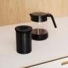 NOHR 1,2 literes, fekete, üvegből készült tálalókancsó, Stelton