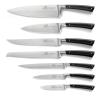 Santoku kés EDONIST 18 cm, rozsdamentes acél szegecsek, fekete, Lion Sabatier