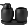 FJORD 300 ml-es szappanadagoló, fekete, kőedény, Stelton