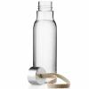Ivópalack 500 ml, gyöngyház bézs szíj, műanyag, Eva Trio