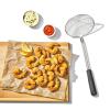 Szűrőkanál GOOD GRIPS 38 cm-es, fekete, rozsdamentes acél, OXO