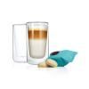 Caffe latte pohár, 2 db szett, 320 ml, duplafalú, Blomus