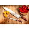 Kenyérvágókés SAVEUR 20 cm, sárgaréz szegecsek, barna, Lion Sabatier