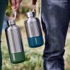 Vizes palack EXPLORER 850 ml, tengeri, rozsdamentes acél, Black+Blum