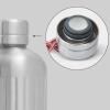 Vizes palack EXPLORER 850 ml, tengeri, rozsdamentes acél, Black+Blum
