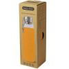 Vizes palack 600 ml, narancssárga, üveg, Black+Blum