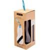 Vizes palack EAU GOOD 800 ml, kék, tritán, Black+Blum