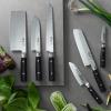 Santoku kés ZEN 16,5 cm, fekete, Yaxell