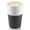 Café latte termopoharak 360 ml 2 darab karbon Fekete Eva Trio
