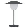 Blomus ANI MINI hordozható asztali lámpa, 21 cm, LED, mágnesszürke, alumínium