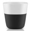 Espresso termopoharak 80 ml 2 darabos készlet, karbon Fekete Eva Trio