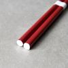 Evőpálcikák 22,5 cm, sötét piros / fehér, bambusz, MIJ