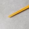 Evőpálcikák 22,5 cm, arany / fehér, bambusz, MIJ