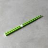 Evőpálcikák 22,5 cm, világos zöld / fehér, bambusz, MIJ