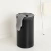 Brabantia szennyes kosár, 60 l, matt fekete, acél