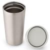 Brabantia MAKE & TAKE thermo bögre, 360 ml, világosszürke, acél