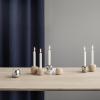 Stelton ORA mécsestartó, 6,5 cm, barna, bükkfa