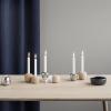Stelton ORA mécsestartó, 6,5 cm, barna, bükkfa